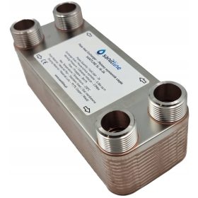   PLOŠČNI IZMENJEVALNIK TOPLOTE ZA CENTRALNO OGREVANJE 30 kW 24 PLOŠČ 4x1" SANITLINE SL-16-24