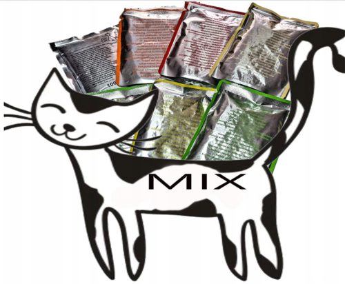 Mokra hrana za mačke MIX (70 vrečk)