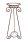 Kovinsko stojalo za rože Centurion Metalwork 96 cm