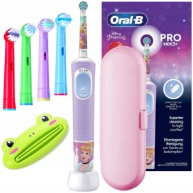   Oral-B Vitality Pro D103 Princess Električna Zobna Ščetka za Otroke