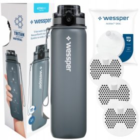  Wessper Activemax Triline filter plastenka 1 l srebrno/siva