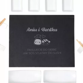 PERSONALIZIRANI SET ZA SUSHI Z GRAVIRANJEM