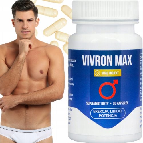 Vivron Max: Učinkovit Prehranski Dodatek za Moško Spolno Zmogljivost in Libido
