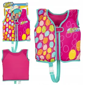   PLAVANJE ZA OTROKE KAMIZELKA PIANKOWA "Swim Safe ABC" M/L 19-30kg Bestway 32177