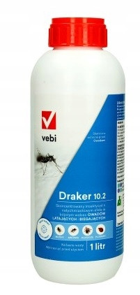 Draker 10.2 1l insekticid za muhe, mravlje, klope in stenice