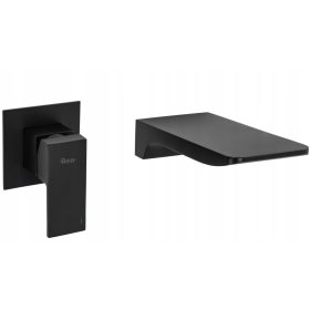 Rea Mason podometna armatura za umivalnik, črna