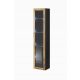Vitrina VIGO 180 cm, steklo, hrast wotan - Cama Meble