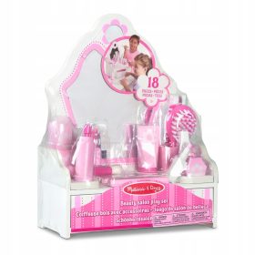   Melissa & Doug slovenska otroška toaletna mizica z ogledalom