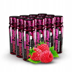   SHOT 60ml 12 kos POWER PUMP malina - Laborell energijski gel pred treningom