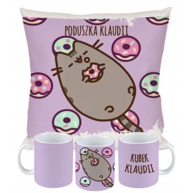    SET BLAZINA SKODICA MAČKA PUSHEN MAČKA + DARILO ZA IME RAZLIČNI DIZAJNI