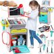 Velik medicinski set za otroke - Igralni komplet EKG USG X-RAY XXL z zvokom in svetlobo