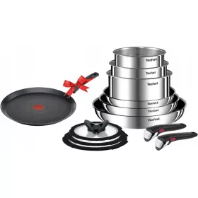    Set posod Tefal INGENIO EMOTION START&COOK, nerjaveče jeklo, 11 kos.