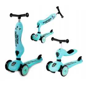 Skuter Tobbi-Toys Empire Ride 2v1, svetlo moder