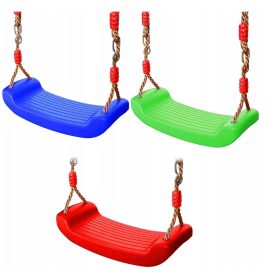 Vrtna gugalnica za otroke s protizdrsno DESKO, 3 barve