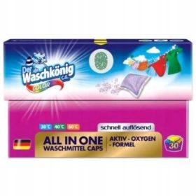 Waschkönig Barvne Kapsule za Pranje Perila (30 kosov)