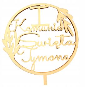 TOPPER ZA TORTO z imenom otroka