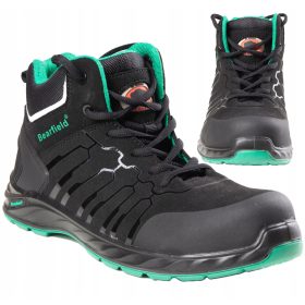   Bearfield varnostni čevlji PRESTON ČRNI GLEŽNJAKI S KOMPOZITOM ANTI-PERFORMANCE vel.45