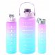 Steklenička za vodo Little Shop 2000 ml modra