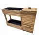 Mini vrt 35 cm x 120 cm les