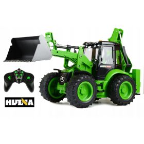   Koparka na daljinsko vodenje H-Toys 1579 v merilu 1:14 z zvokom svetlobe Buldožer RC