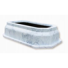    Otroški plastični nagrobnik, nagrobni pokrov, barva MARMOR, mal