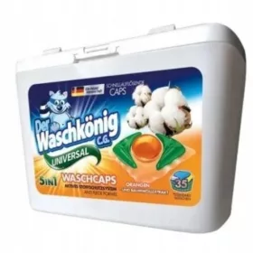 Pralne kapsule za belo in barvno perilo Waschkönig