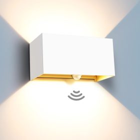   Kingwen zunanja stenska svetilka LED 20 W s senzorjem gibanja 3000K bela