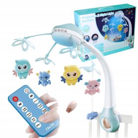   Muzikalna Karuzela z Projektorjem in Daljinskim Upravljalnikom, 500 Melodij