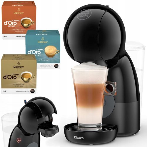 Krups Dolce Piccolo XS 15 bar kavni aparat na kapsule, črn