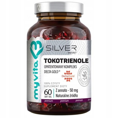 MyVita DeltaGold® Tokotrienoli z Annato za Ohranjanje Zdravja Srca, 60 kapsul