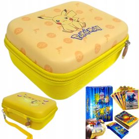   Pokemon 3D Zbiralne Karte 55 Kosov + Etui za Karte 2v1 Škatla