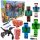 FIGURICE MINECRAFT VELIK KOMPLET 6 FIGURIC + DODATKI ZA ZMAJA