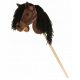 Plišasta igrača Hobby Horse na palici, 80 cm, Teddykompaniet