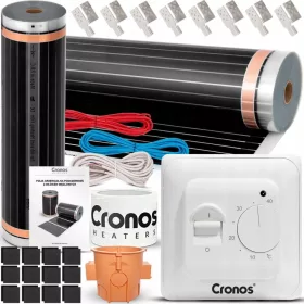   CRONOS INFRARDEČA GRELNA FOLIJA IR MAT S TERMOSTATOM 140W/m2 5m2