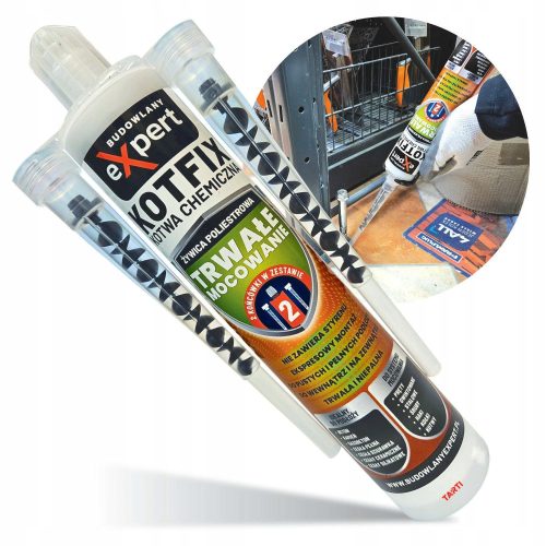 Kemično sidro za hitro montažo, poliestrska smola brez stirena, 300 ml