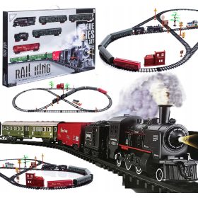   DIMLJIVA ELEKTRIČNA ŽELEZNIŠKA PARNA LOKOMOTIVA VELIKEGA FORMATA