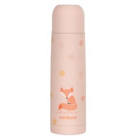   MINILAND Termovka za Otroke, Jekleni Potovalni Termos za Pijače Dolce 500 ml, Večbarvna