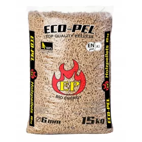   ENplus A1 certificiran lesni pelet 6 mm 15 kg BREZPLAČNA DOSTAVA
