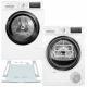  Siemens Set pralni stroj WM14N277PL + sušilni stroj WT 45HVEEPL + konektor WZ20400