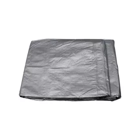   Nepremočljiva zaščitna ponjava z ojačanimi robovi in aluminijastimi zankami, 6x10, srebrna ali srebrno-zelena