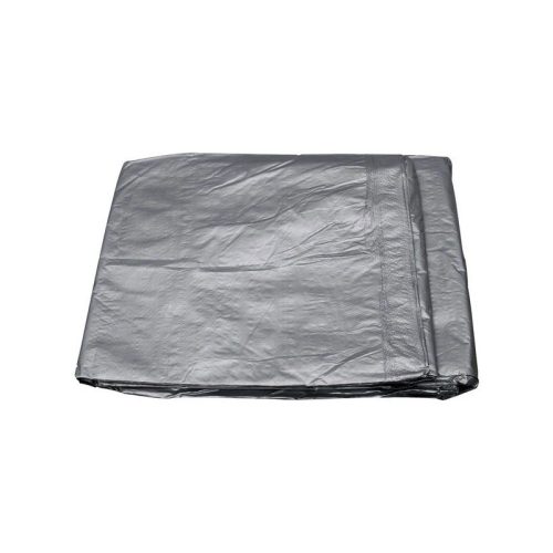 Nepremočljiva zaščitna ponjava z ojačanimi robovi in aluminijastimi zankami, 6x10, srebrna ali srebrno-zelena