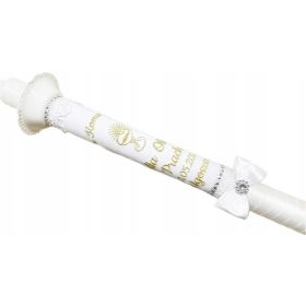 Elegantna sveča za prvo obhajilo 40 cm x 9,5 cm