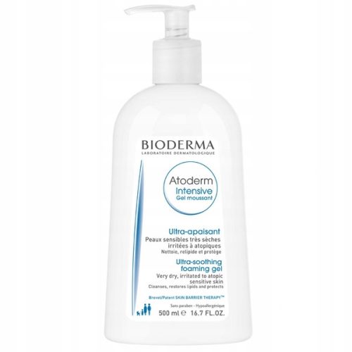 Bioderma Atoderm Intensive Gel Moussant: Nežni Gel za Umivanje, 500 ml
