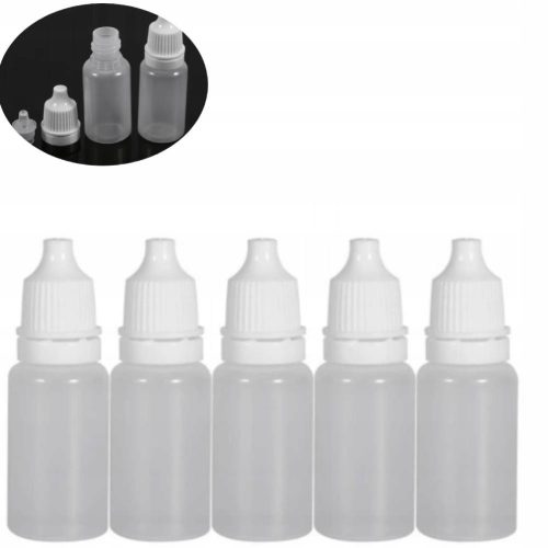 Plastični kapalni 10 ml s sterilno in netoksično zaščito, paket 50 kosov