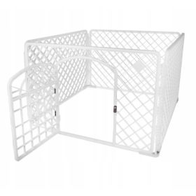 KLETKA ZA PASJEGA MLADIČKA 90x60 BELA (I220)