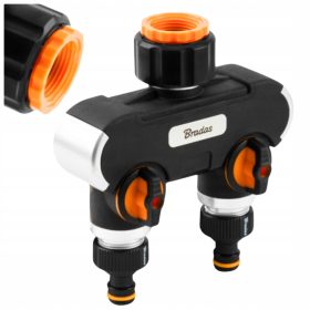   ROZDELILNIK ZA VRTNE CEVI ZA VODO, 2-POTNI Z VENTILI ZA ZALIVANJE