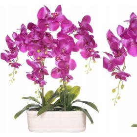 SLOVENSKA SILIKONSKA ORHIDEJA S SZTUCNIMI SILIKONSKIMI CVETI