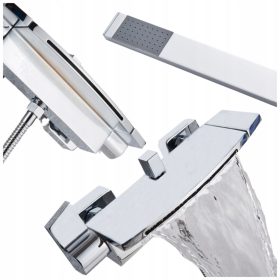 Baterija za tuš s slapom za tuširanje Ari WATERFALL krom