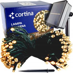 Girlanda solarna Cortina 1200 cm z 100 LED lučkami za vrt
