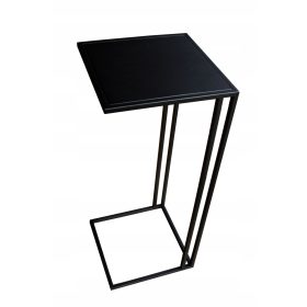 Palazzo Decor Korfu kvadratna miza 25 x 25 x 60 cm črna